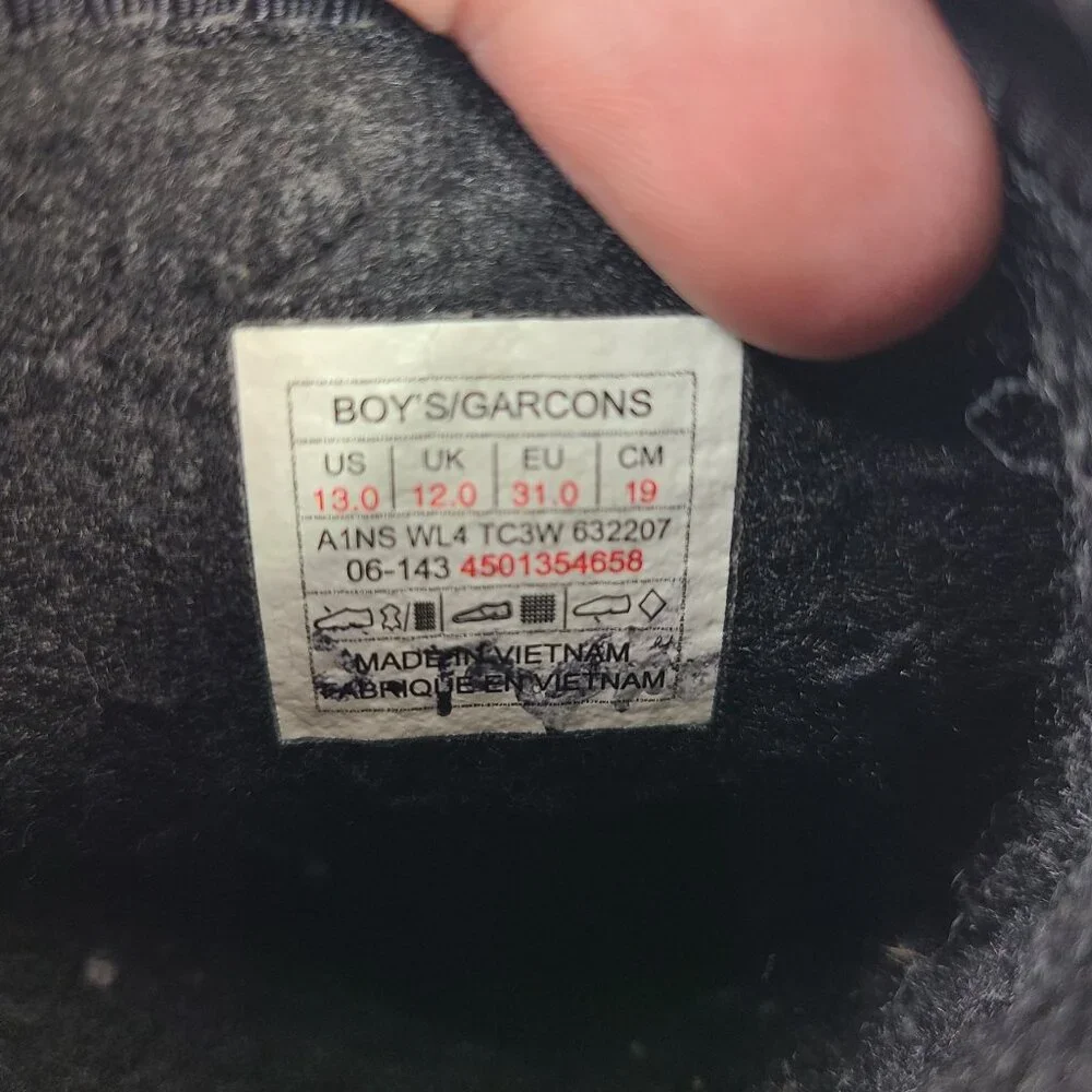 The North Face Kids Waterproof Winter Boots Black Size 13 Insulated EUC